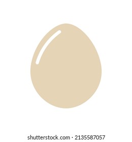 illustration with egg on white background. Fresh healthy food. Vector illustration. stock image. 