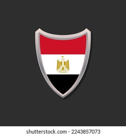 Illustration of Egypt flag Template