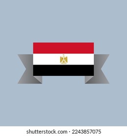 Illustration of Egypt flag Template