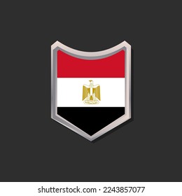 Illustration of Egypt flag Template