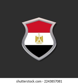 Illustration of Egypt flag Template