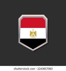 Illustration of Egypt flag Template