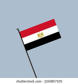 Illustration of Egypt flag Template