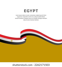 Illustration of Egypt flag Template