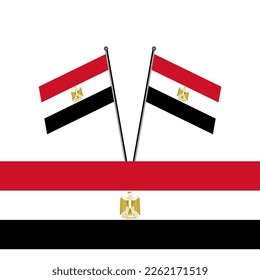 Illustration of Egypt flag Template