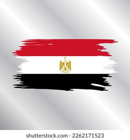 Illustration of Egypt flag Template