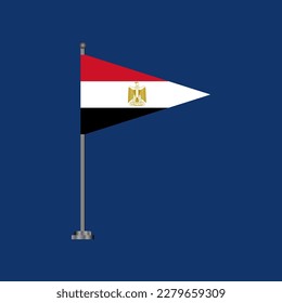 Ilustración de la plantilla de la bandera de Egipto