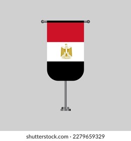 Illustration of Egypt flag Template