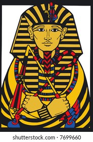 Illustration of Egyptian Silouette - Vector