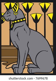 Illustration of Egyptian Silouette - Vector
