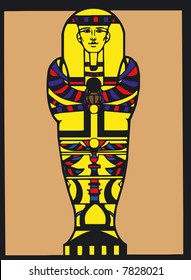 Illustration of Egyptian Silouette - Vector