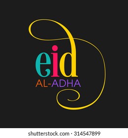 Illustration of Eid Al Adha for the celebration of Muslim community festival.