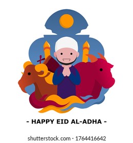 illustration of the Eid al Adha holiday
You can use this illustration on banners, posters, greeting cards or social media posts, you can add your text or logo as you wish