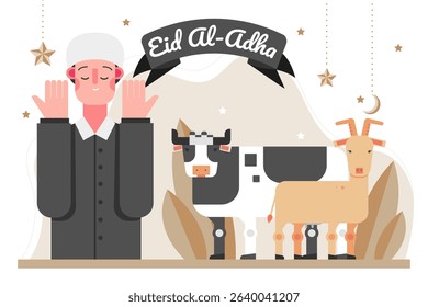illustration of Eid alAdha celebration