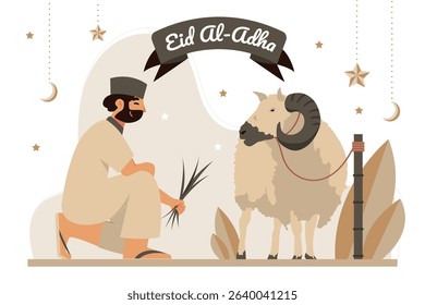 illustration of Eid alAdha celebration