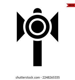 Illustration of Eid Glyph Icon