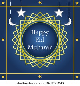 Illustration of Eid Greeting Cards.  Cards for Muslim parties from the holy month of Ramadan.  Islamic festival background for banners, flyers, illustrations, brochures and designs for social media