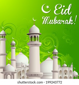 similar images stock photos vectors of illustration of eid mubarak background with mosque 145750967 shutterstock eid mubarak background