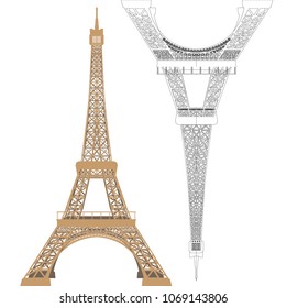 Illustration of Eiffel Tower