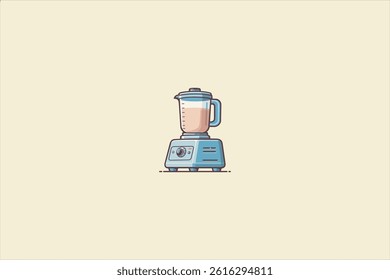 Illustration electric blender. Vector illustration.