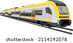 Illustration of Electric Train concept