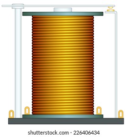 Illustration of the electromagnetic relay icon