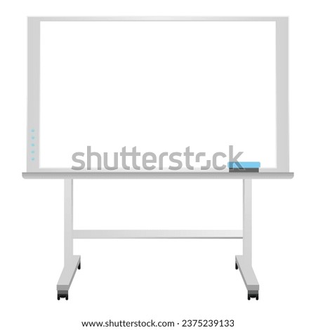 It is an illustration of an electronic blackboard.
