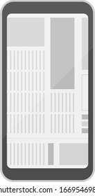 Illustration of electronic newspaper.
Illustration of paper surface.