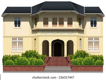 Illustration of an elegance house