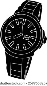 The Illustration of the Elegant Watch