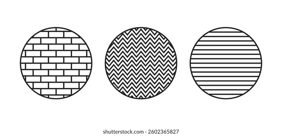 Illustration element line stroke with blank background