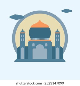 Illustration Element Moschee perfekte islamische Design Asset