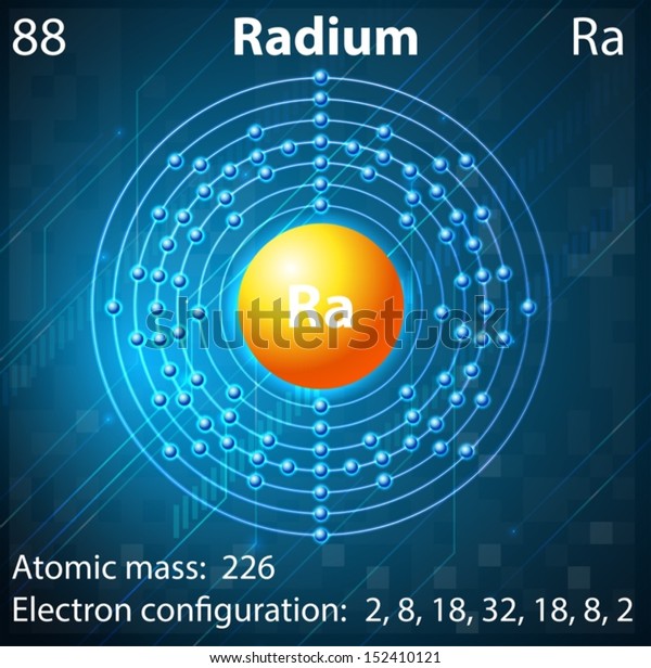 Illustration Element Radium Stock Vector (Royalty Free) 152410121