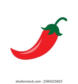 Illustration element of Red hot natural chili pepper 