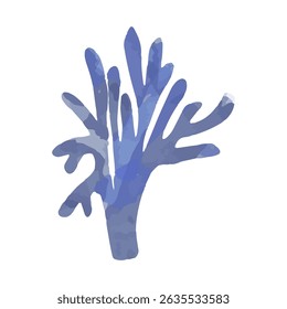 illustration element stock of coral sea design