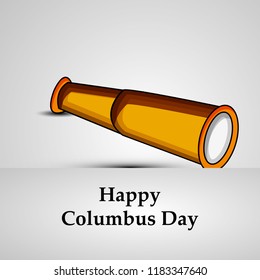 illustration of elements for USA Columbus Day Background