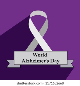 illustration of elements of World Alzheimer's Day Background