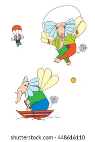 Illustration elephant