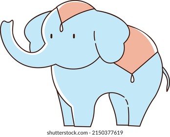 Illustration of an elephant appearing in religion
