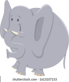 Illustration of elephant, with white background vector