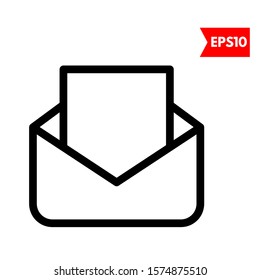 illustration of email flat icon
