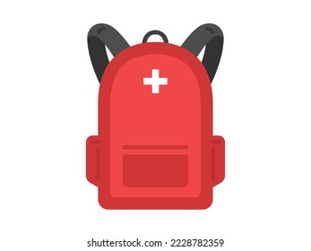 Ilustración de una bolsa de emergencia.