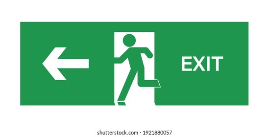 illustration of a emergency stairs mark