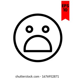 illustration of emoticon flat icon