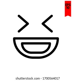 illustration of emoticon flat icon