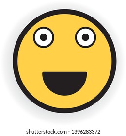 illustration of  emoticon icon set
