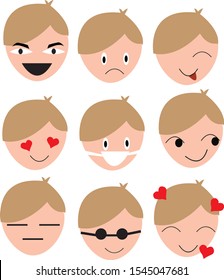 illustration of emoticon vector design expression 