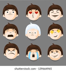 illustration emotion boy