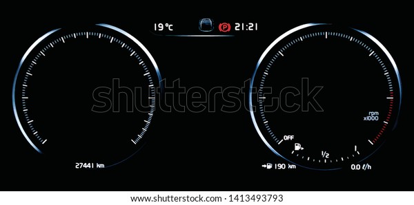 car dashboard panel