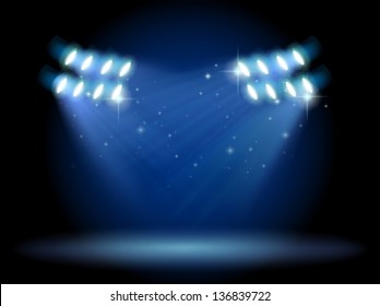 8,149 Stage Lights Drawing Images, Stock Photos & Vectors 